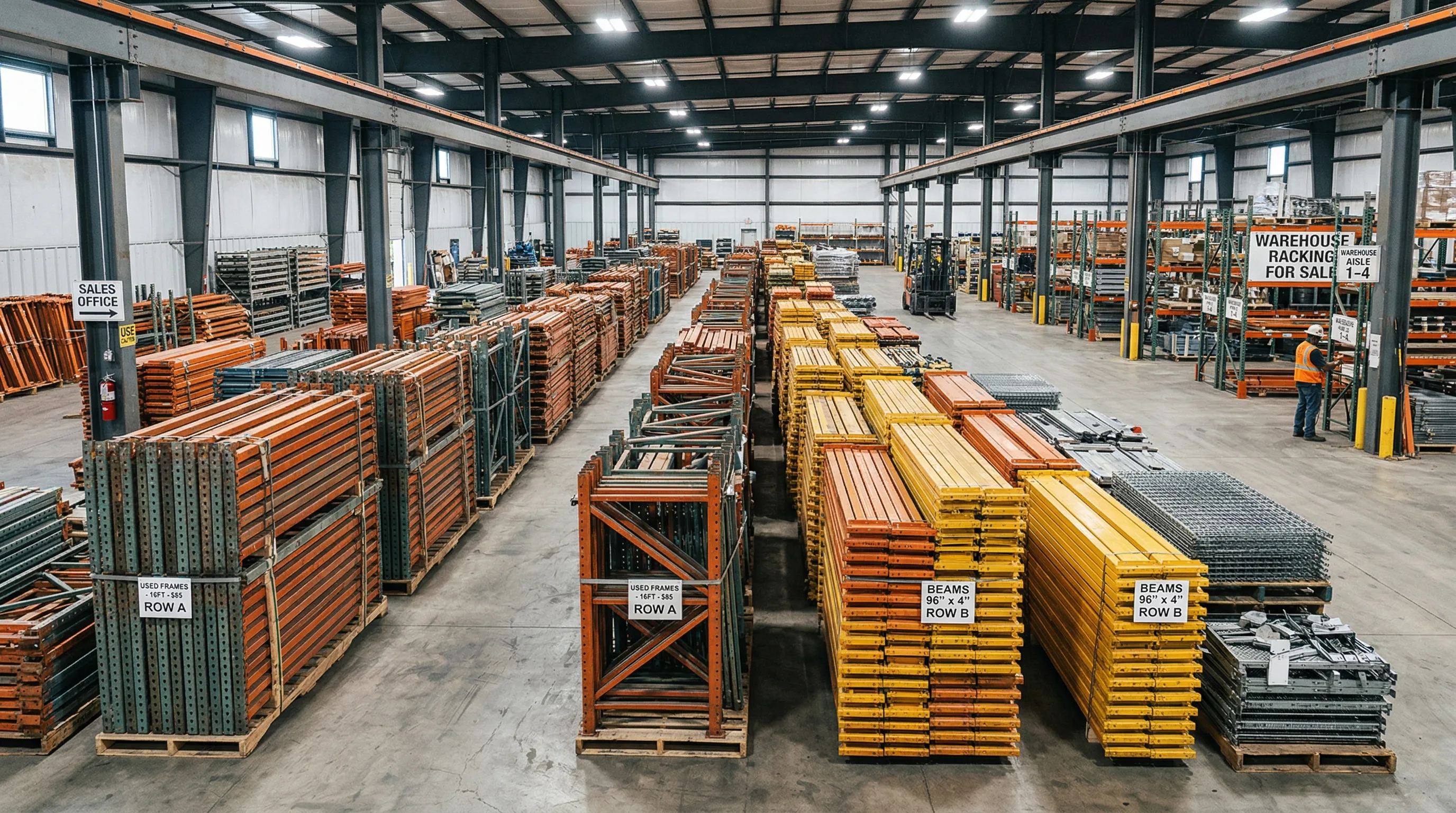 New and used pallet rack systems available in the Washington DC metro area