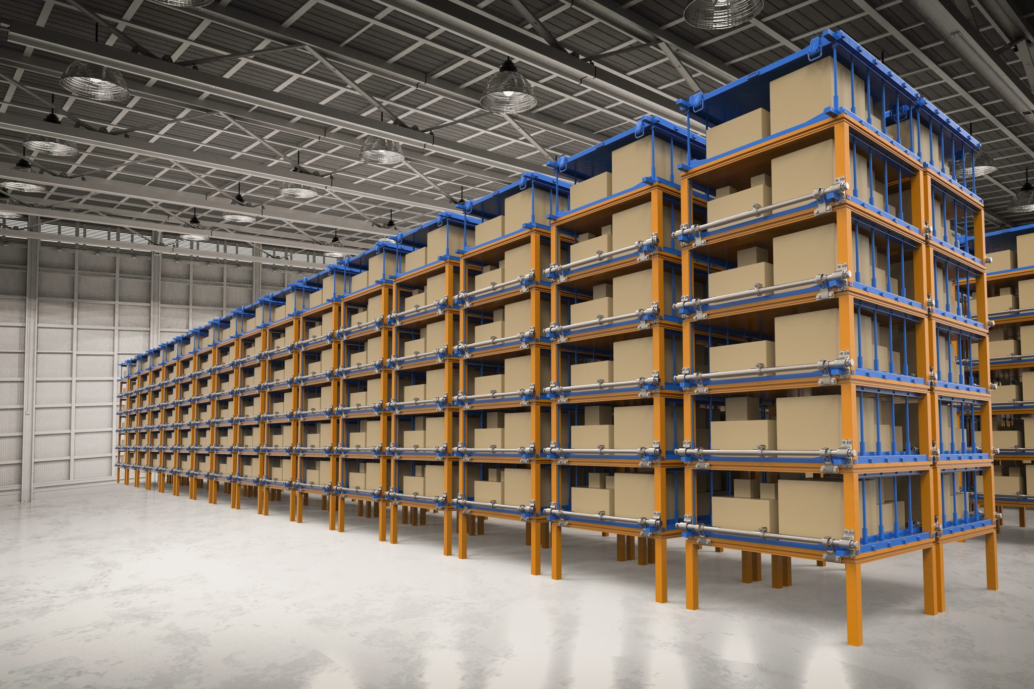 Warehouse engineering and layout planning for pallet racking systems